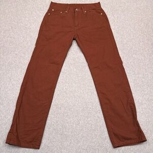 Levi's 505 Jeans Men's 30x30 Brown Lightweight 100% Cotton Workwear EUC